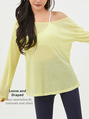 Bluza tricotată cu umeri goi – moale din amestec poliester, 85% poliester 15% viscoză, mâneci lungi, croială lejeră, lungime standardă