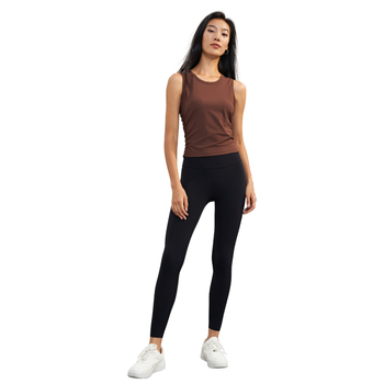 Maiou sport feminin din seria ALL It Takes, țesătură NULS rib respirabilă, compoziție nylon, fără mâneci, lungime pe șolduri