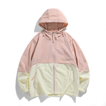 Top de protecție solară pentru vară, croială lejeră, poliester, vară 2024