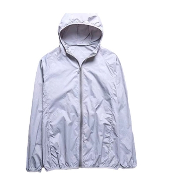 Cardigan cu glugă de protecție solară pentru unisex, respirabil, 100% poliester, vară 2024