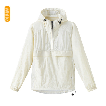 Outdoor windbreaker s kapuljačom za muškarce i žene – UPF40+ UV zaštita, ultralegka najlon tkanina, prozračna, brzo suši