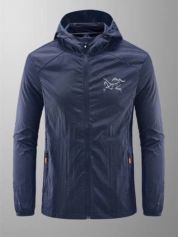 Unisex windbreaker s kapuljom, LYCRA, UPF50+, anti-UV