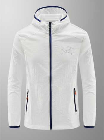 Unisex windbreaker s kapuljom, LYCRA, UPF50+, anti-UV
