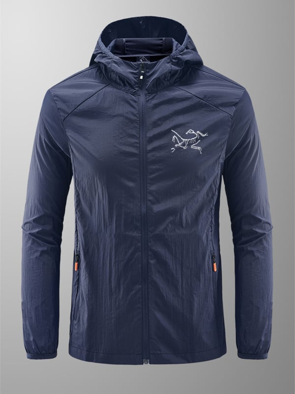 Unisex windbreaker s kapuljom, LYCRA, UPF50+, anti-UV