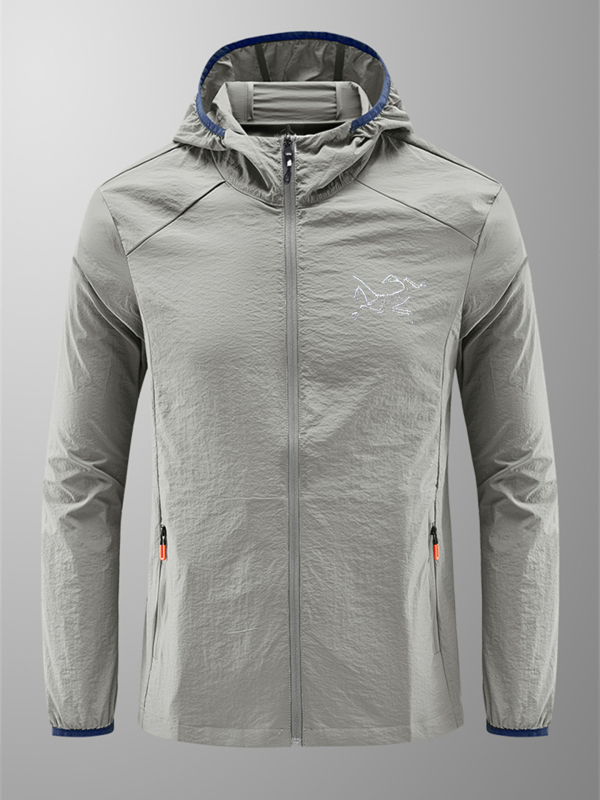 Unisex windbreaker s kapuljom, LYCRA, UPF50+, anti-UV