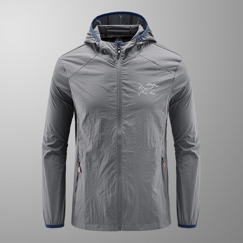 Unisex windbreaker s kapuljom, LYCRA, UPF50+, anti-UV