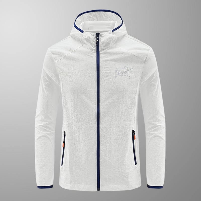 Unisex windbreaker s kapuljom, LYCRA, UPF50+, anti-UV