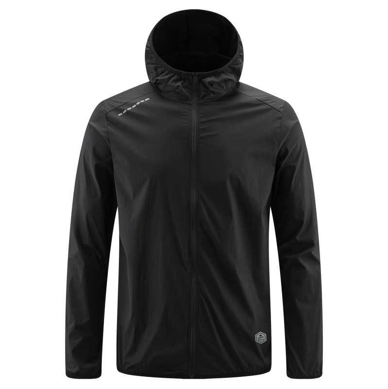 Unisex prozračna windbreaker jakna s UV zaštitom, kapuljom, poliesterom