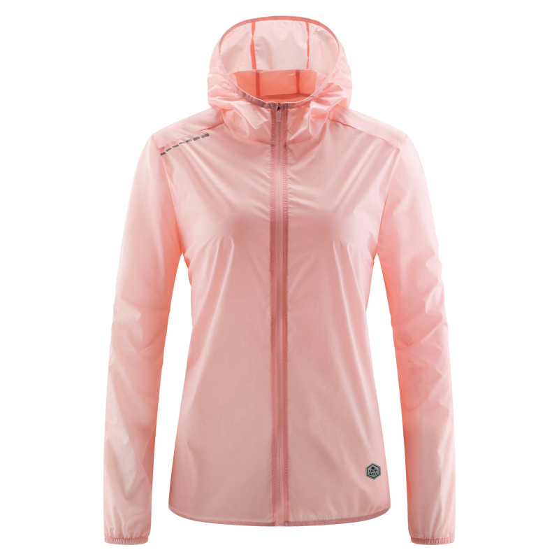 Unisex prozračna windbreaker jakna s UV zaštitom, kapuljom, poliesterom