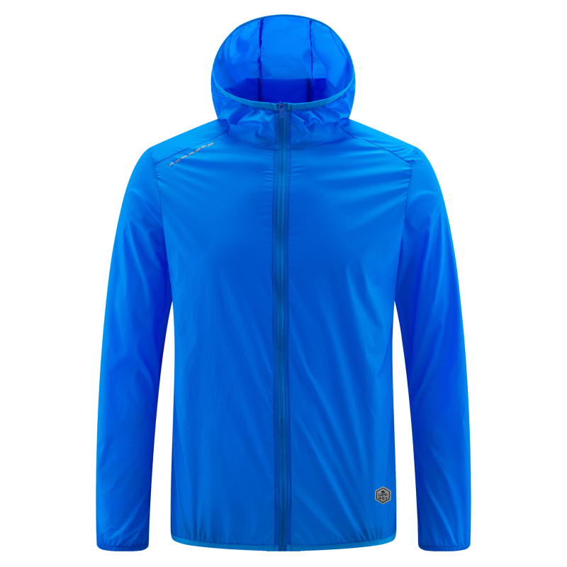 Unisex prozračna windbreaker jakna s UV zaštitom, kapuljom, poliesterom