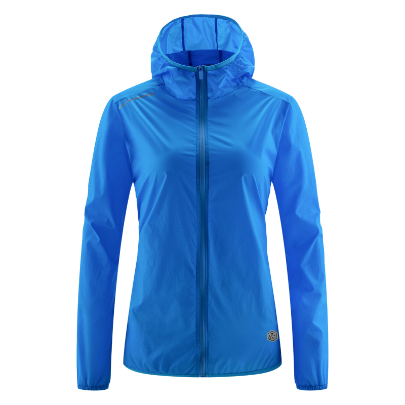 Unisex prozračna windbreaker jakna s UV zaštitom, kapuljom, poliesterom