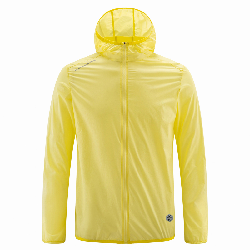 Unisex prozračna windbreaker jakna s UV zaštitom, kapuljom, poliesterom