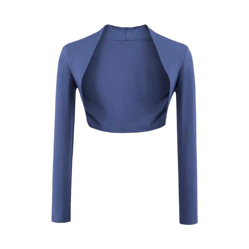 Kardigan s dugim rukavima i UV zaštitom, Kendall Jenner stil, pamuk/elastan, slim fit, jednobojni