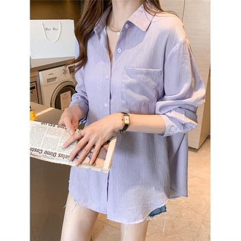 Cardigan din Vinylon pentru femei, croială lejeră, mâneci lungi, țesătură subțire, lungime obișnuită (50–65 cm), imprimeu ecologic