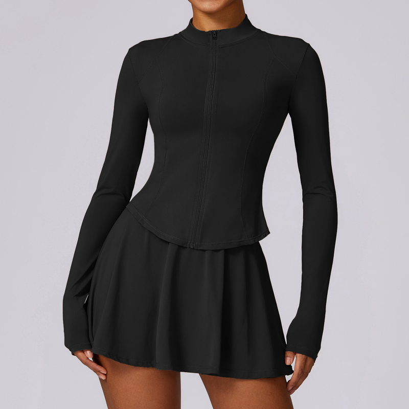 Zechuang geacă de exterior pentru femei, protecție UV UPF50+, material Ice Silk, uscare rapidă, respirabilă, fără glugă, model 8588