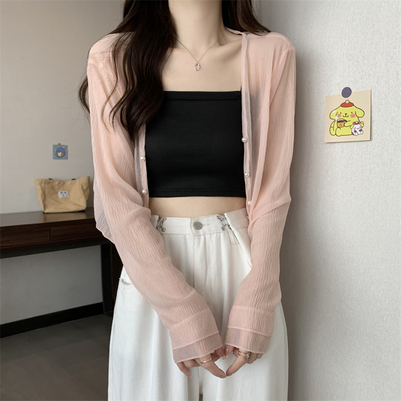 Ženska šifonska bluza s dugim rukavima, poliester, srednja duljina 50–65 cm, gradski stil, kopčanje s kopčama