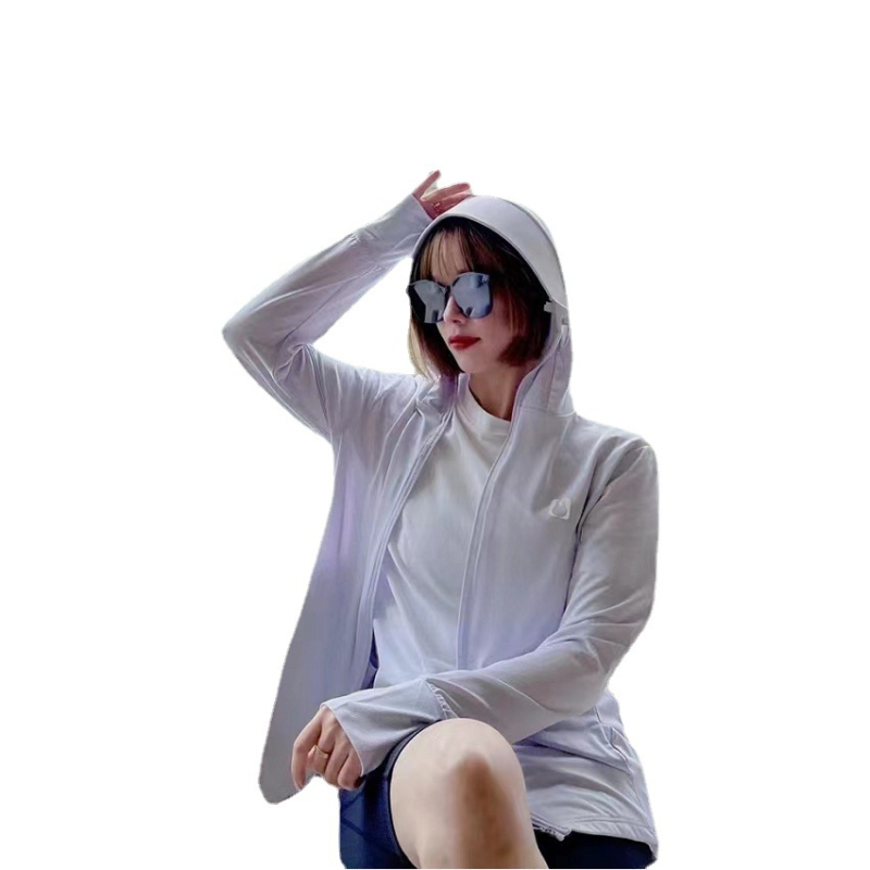 Bluza de protecție solară pentru femei - respirabilă, protecție UV, material ice silk, uscare rapidă, ultra-ușoară