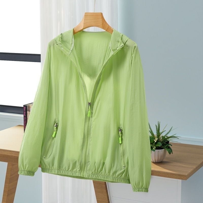 Bluza de protecție solară cu mâneci lungi, respirabilă, poliester ușor, UPF40+, pentru exterior