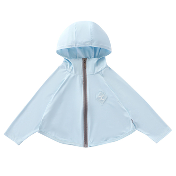 Tricou pentru copii cu protecție UV UPF50+ Ice Silk, respirabil pentru vară, mâneci batwing, 7–12 ani, 95% poliester