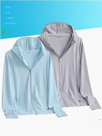 Vanjska vetrovka s kapuljom, UPF50+ UV zaštita, prozračan Ice Silk materijal, lagani sportski stil, ljeto 2025