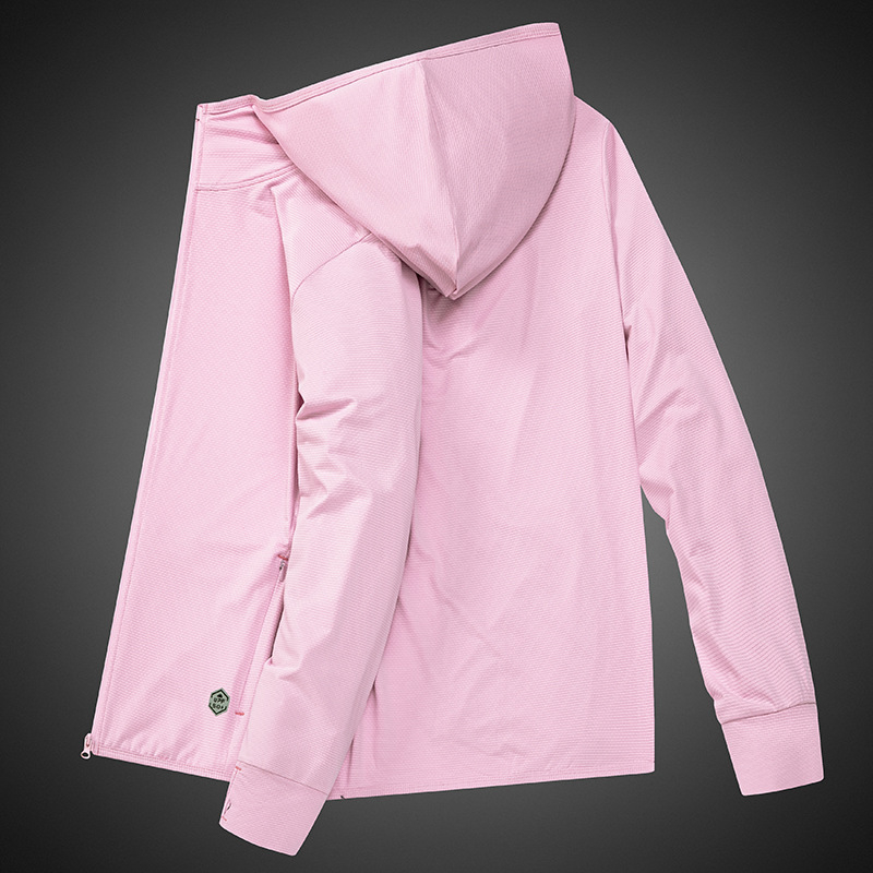 Vanjska vetrovka s kapuljom, UPF50+ UV zaštita, prozračan Ice Silk materijal, lagani sportski stil, ljeto 2025