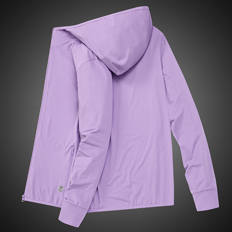 Vanjska vetrovka s kapuljom, UPF50+ UV zaštita, prozračan Ice Silk materijal, lagani sportski stil, ljeto 2025