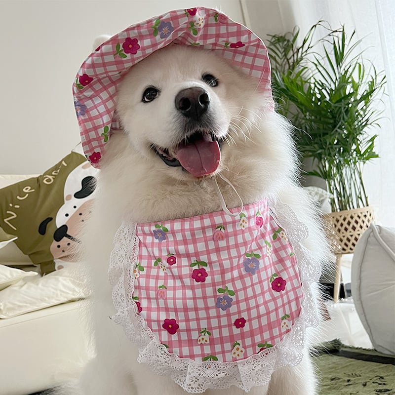 Bibs pentru câini cu model desen animat, poliester, pentru toate anotimpurile, stil casual