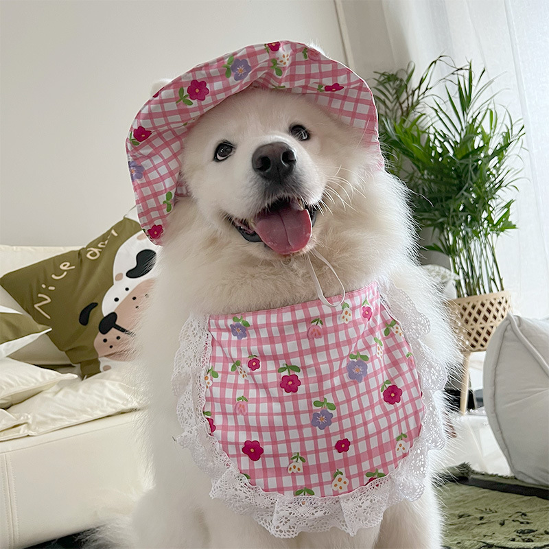 Bibs pentru câini cu model desen animat, poliester, pentru toate anotimpurile, stil casual