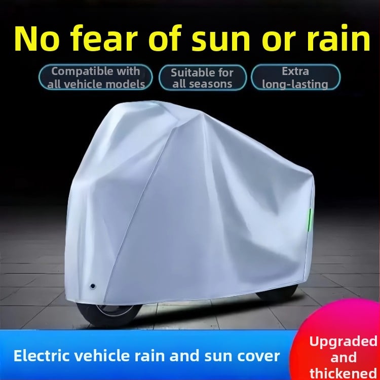 Oxford auduma elektrisko transportlīdzekļu pārsegs, saules un lietus aizsardzība, universāls motocikliem un elektriskajiem skūteriem, vēja izturīgs.