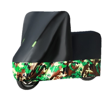 Elektrisko transportlīdzekļu vāks – saules aizsardzība un lietus izturība; sudraba pārklājuma audums; putekļu aizsardzība; universāls Oxford stila