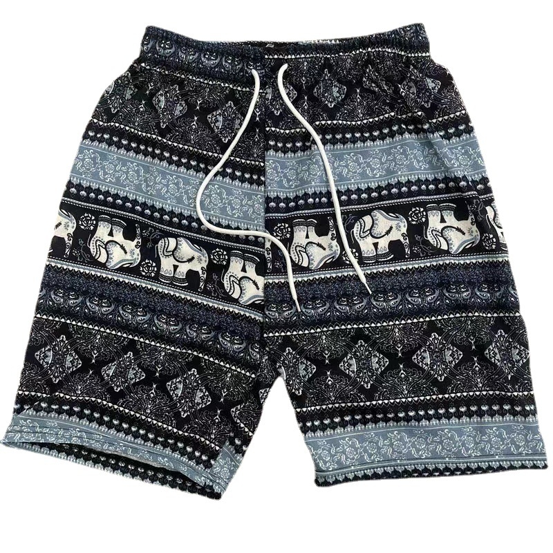 Elephant pants Moteriški aukšto liemens trumpų kelnių lengvas poliesterio mišinys, mikroelastika