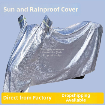 Elektrisko transportlīdzekļu apģērbs: saules aizsardzība un lietus pārklājums, pretvējš, vienkāršs stils