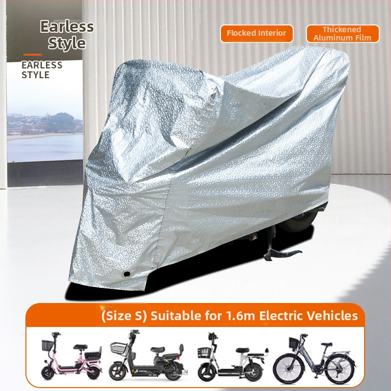 Elektrisko transportlīdzekļu apģērbs: saules aizsardzība un lietus pārklājums, pretvējš, vienkāršs stils