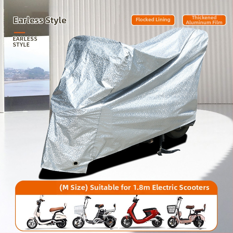 Elektrisko transportlīdzekļu apģērbs: saules aizsardzība un lietus pārklājums, pretvējš, vienkāršs stils