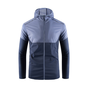Windbreaker s kapuljom za mlade, UV zaštita, prozračna poliesterna mješavina