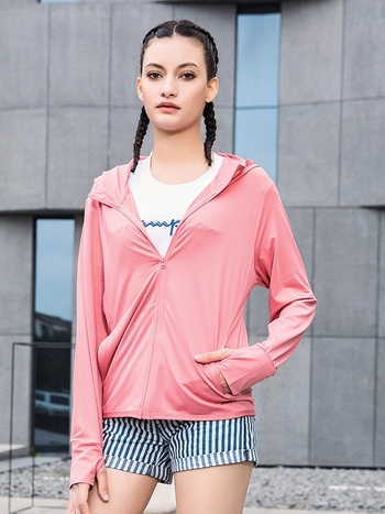 Geacă de vânt outdoor – unisex, UPF50+ protecție UV, anti-odor, uscare rapidă, cu glugă