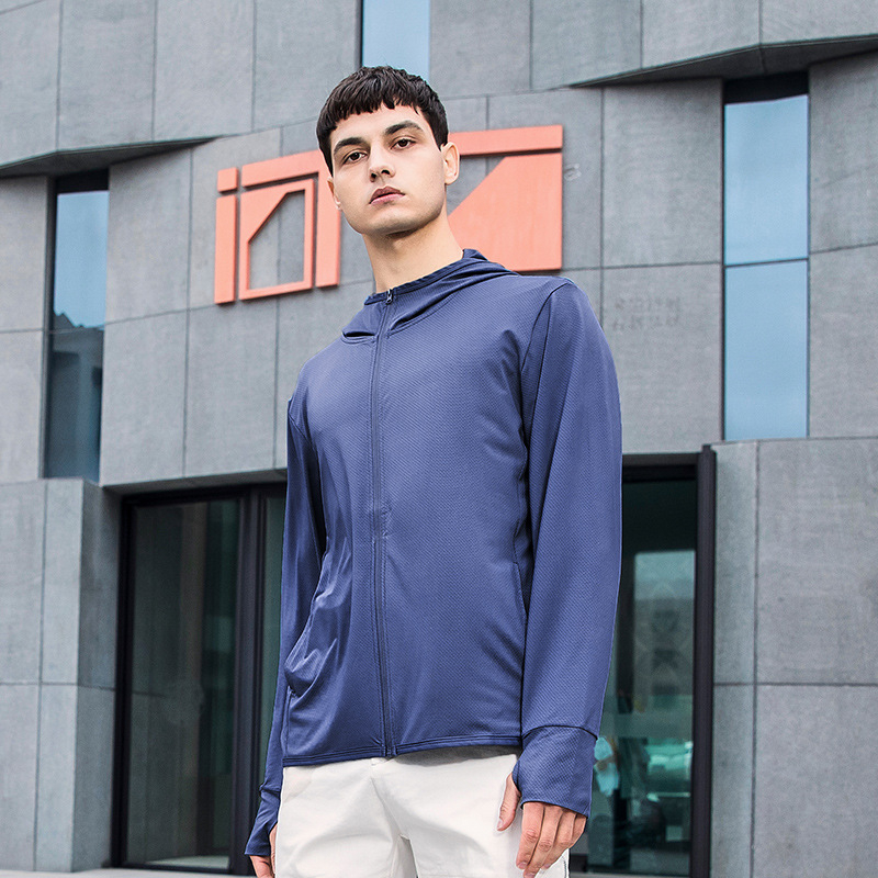 Geacă de vânt outdoor – unisex, UPF50+ protecție UV, anti-odor, uscare rapidă, cu glugă