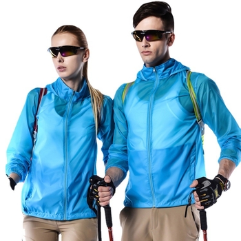 Geacă de exterior pentru vânt, ultra-subțire și ultra-ușoară, respirabilă, cu glugă, material nylon UPF15