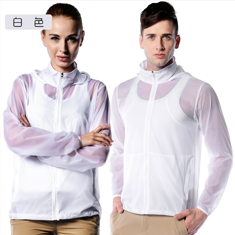 Geacă de exterior pentru vânt, ultra-subțire și ultra-ușoară, respirabilă, cu glugă, material nylon UPF15