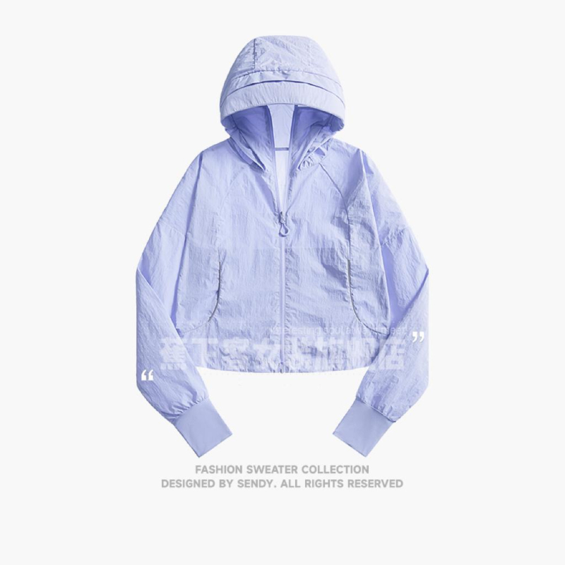 Geacă subțire de vară pentru femei, material din fibre chimice, croială normală