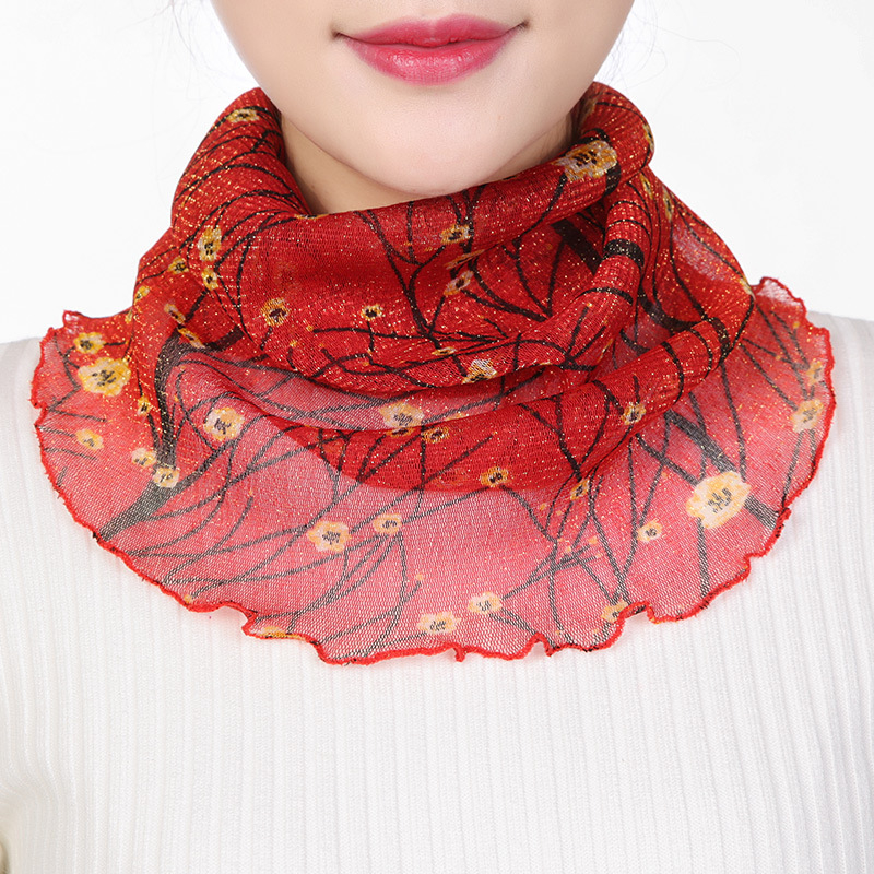 Fular de gât din plasă, respirabil, cu protecție UV; mască pentru față și voal