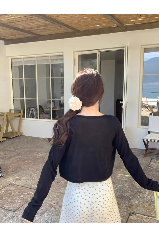 Női pamut kötött kardigán, laza szabású, középhosszú, hosszú ujjú, vékony anyag