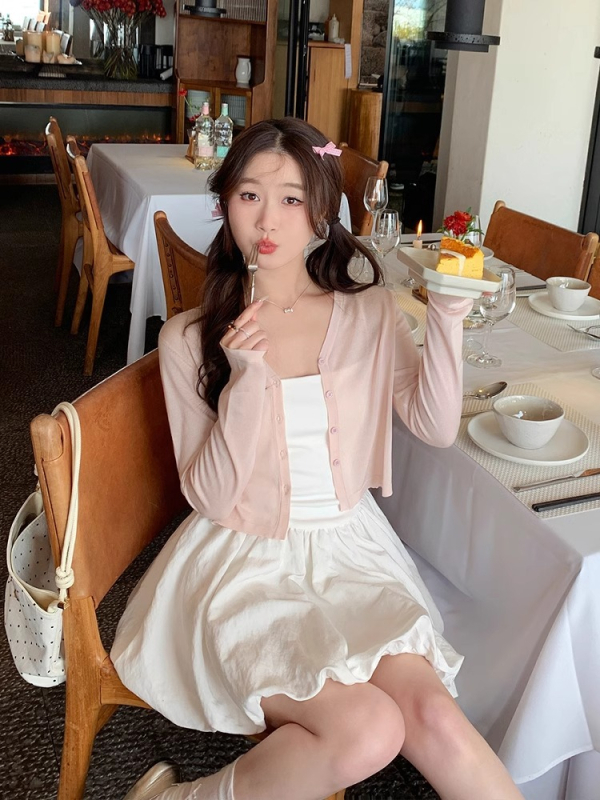 Női pamut kötött kardigán, laza szabású, középhosszú, hosszú ujjú, vékony anyag