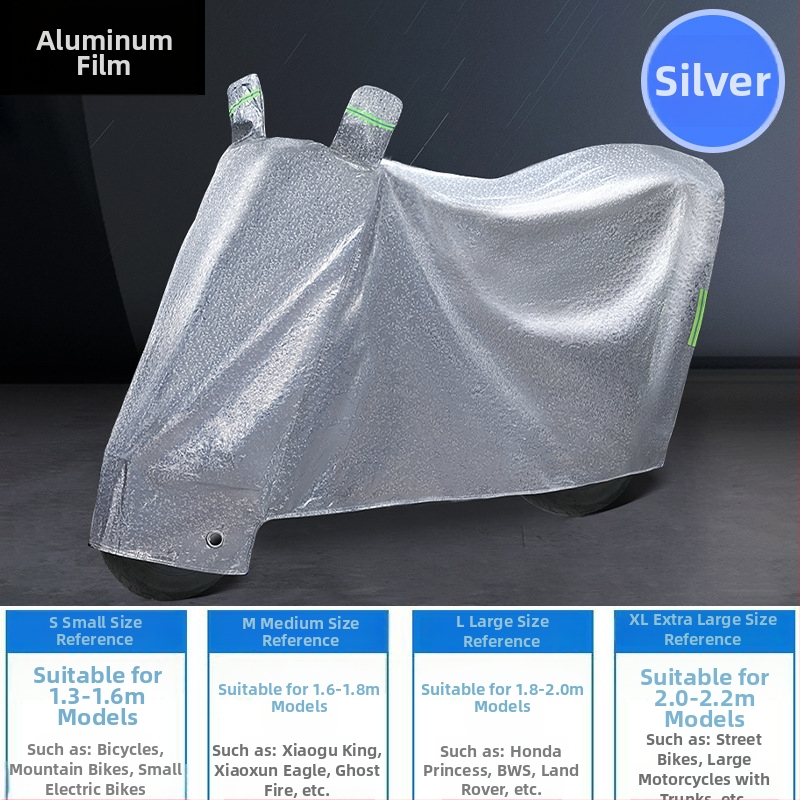 Transporta apģērbs aizsardzībai no saules un lietus – universāls pārsegs elektriskajiem automobiļiem un motocikliem, UV aizsardzība, ūdensnecaurlaidīgs, pretvēja