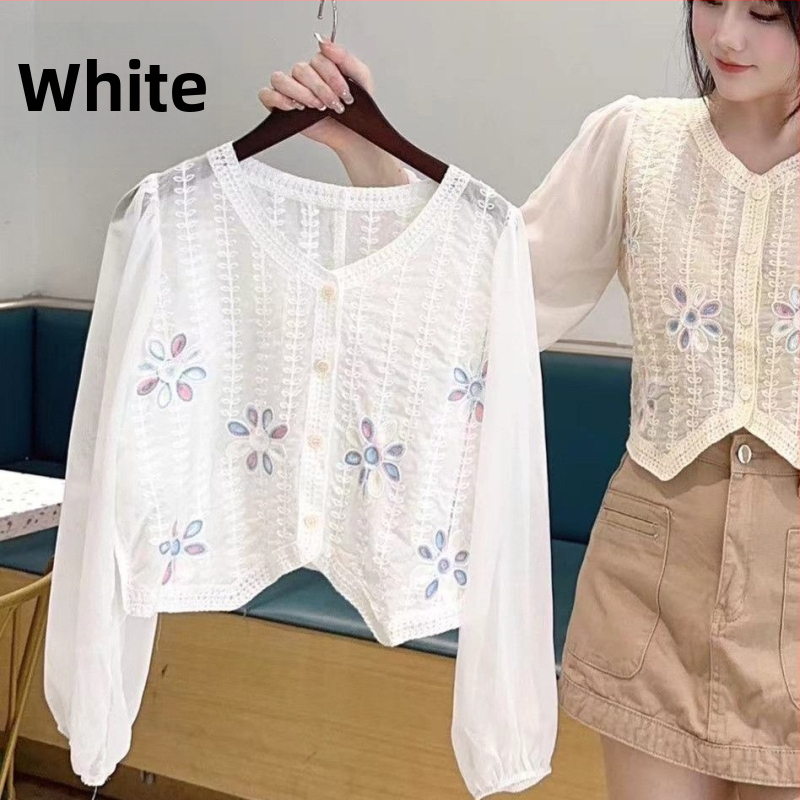 Csipkés kardigán etnikus stílusban, V-nyakú, harang alakú ujjak, anyag Tencel Lyocell, karcsúsított szabás