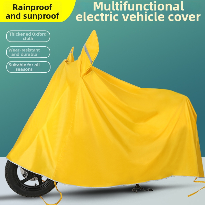 Divpusējs pārsegs elektriskajiem transportlīdzekļiem – lietusizturīgs, putekļu un saules aizsardzība