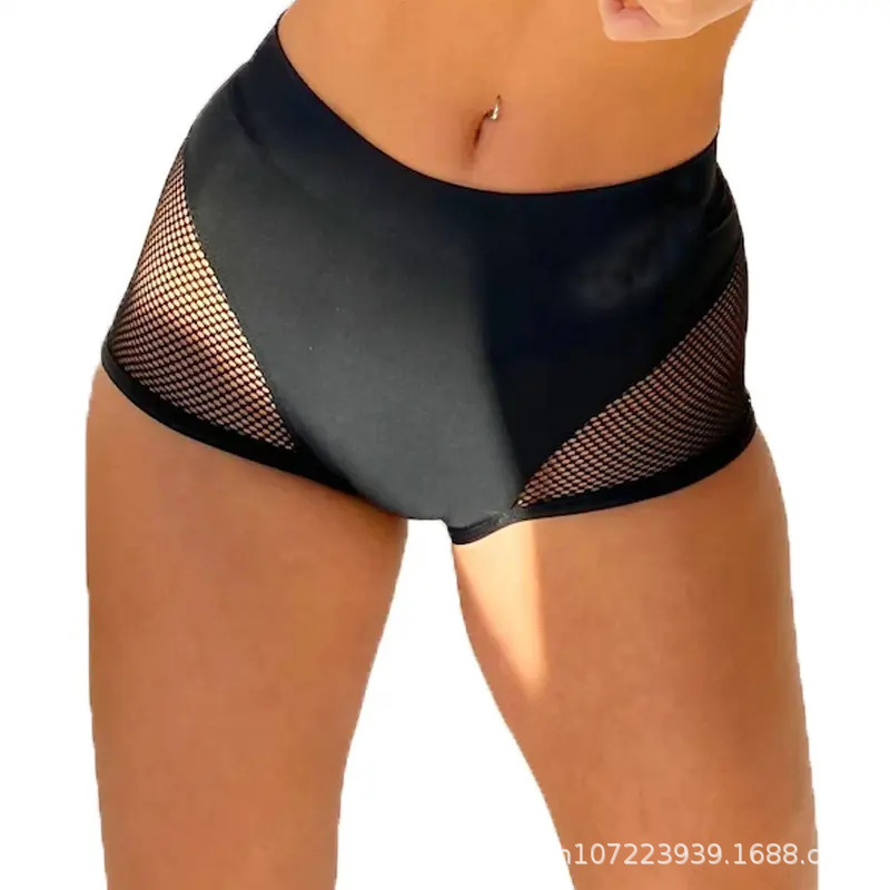 Set za pole dance s kratkim hlačicama – prilagodljiv, moderni pozorišni komad; poliester 90–95%, spandex <30%; proljeće 2023