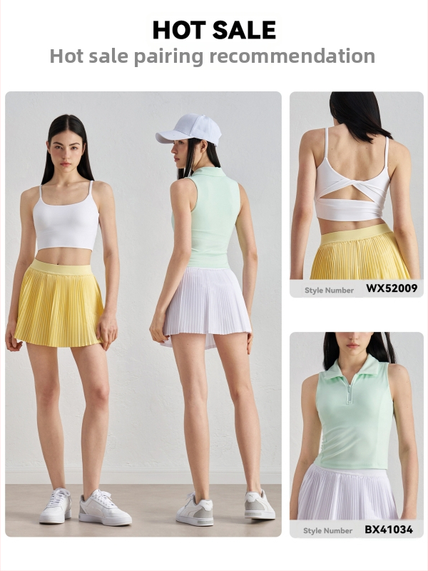 Akordeona plisuota svārki, ātri žūstoši, UV aizsardzība, Sz audums; 91% poliesters + 9% elastāns (110 g) vai 82% poliesters + 18% elastāns (210 g)