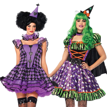 Mmm mumble rochie de scenă pentru clovn, cosplay de Halloween, țesătură poliester, primăvara 2025