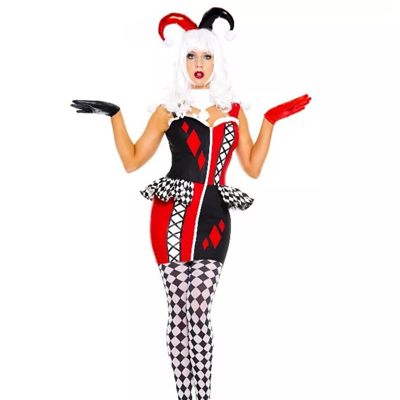 Mmm mumble rochie de scenă pentru clovn, cosplay de Halloween, țesătură poliester, primăvara 2025